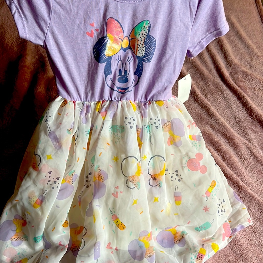 Minnie Mouse Short Sleeve Dress {NWT} 4T